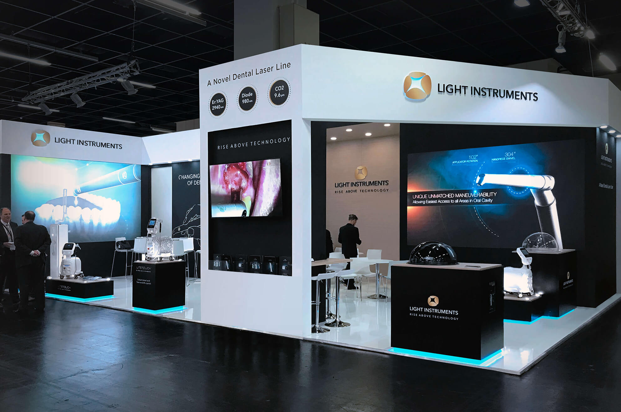 Light instruments dental laser stand design