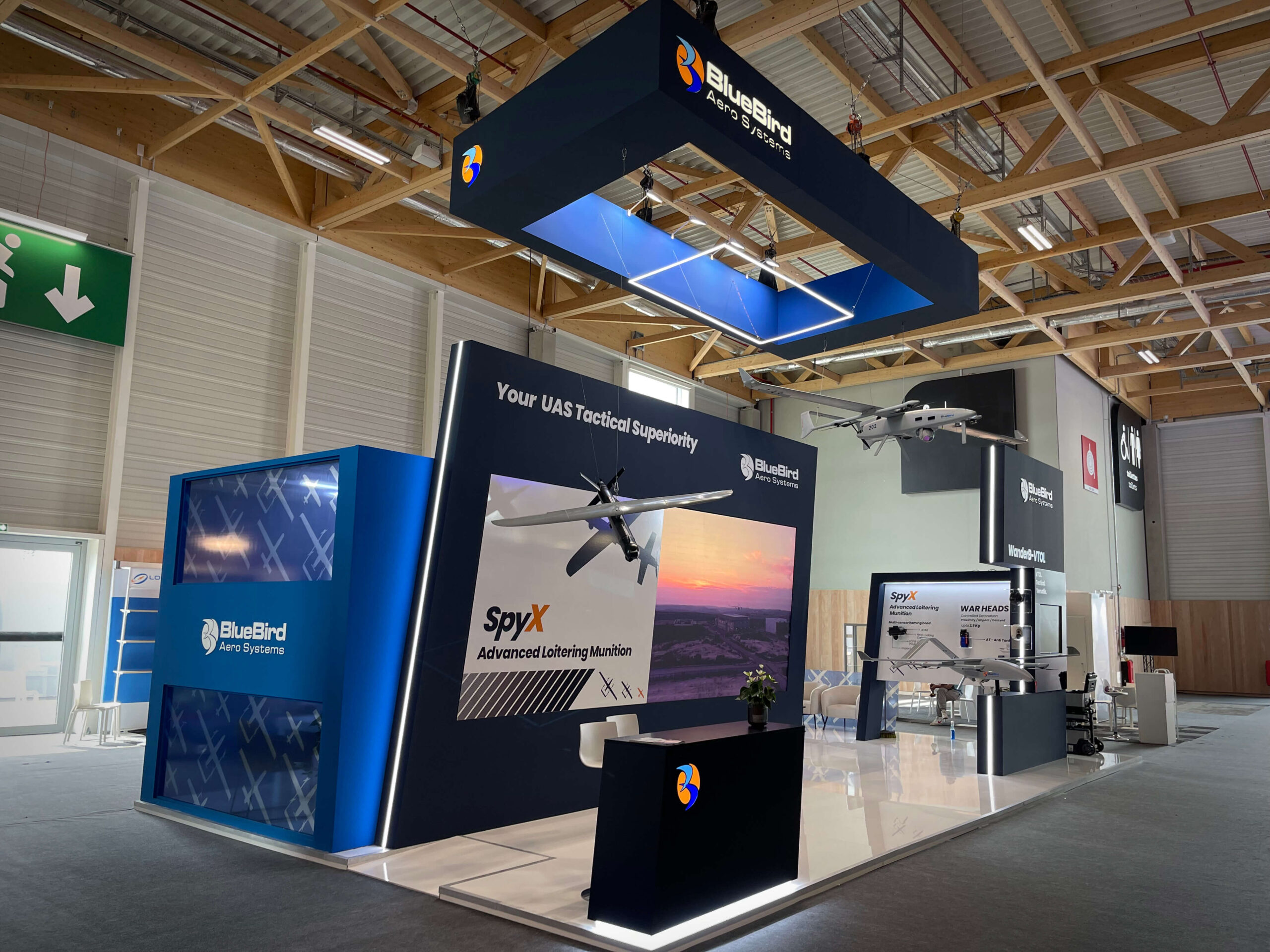 Bluebird stand design exhibition experts