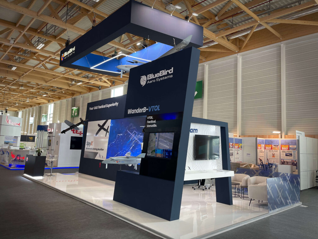 Bluebird stand design exhibition experts